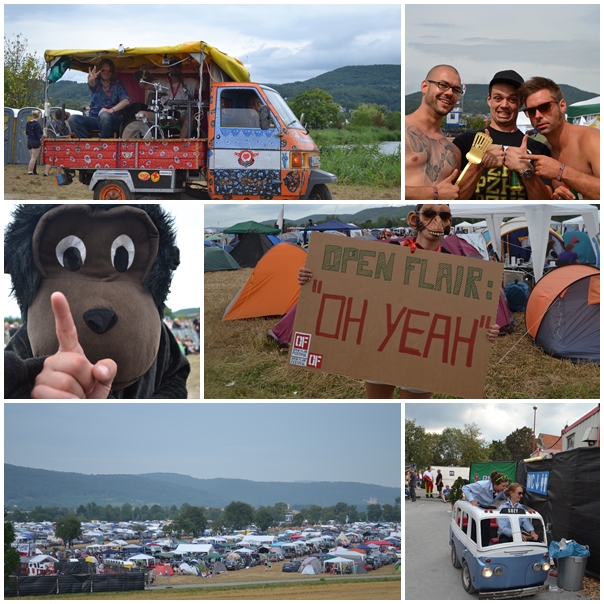Zitat eines Besuchers:  "Das Open Air in Eschwege hat sich mit seiner Kulisse, den see und einer großen Vielfalt redlich den Namen Flair verdient" (Foto: Florian Abanto)