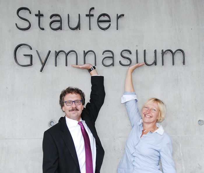 Stellvertretender Schulleiter Achim Prinz und Abteilungsleiterin Adelheid Linster